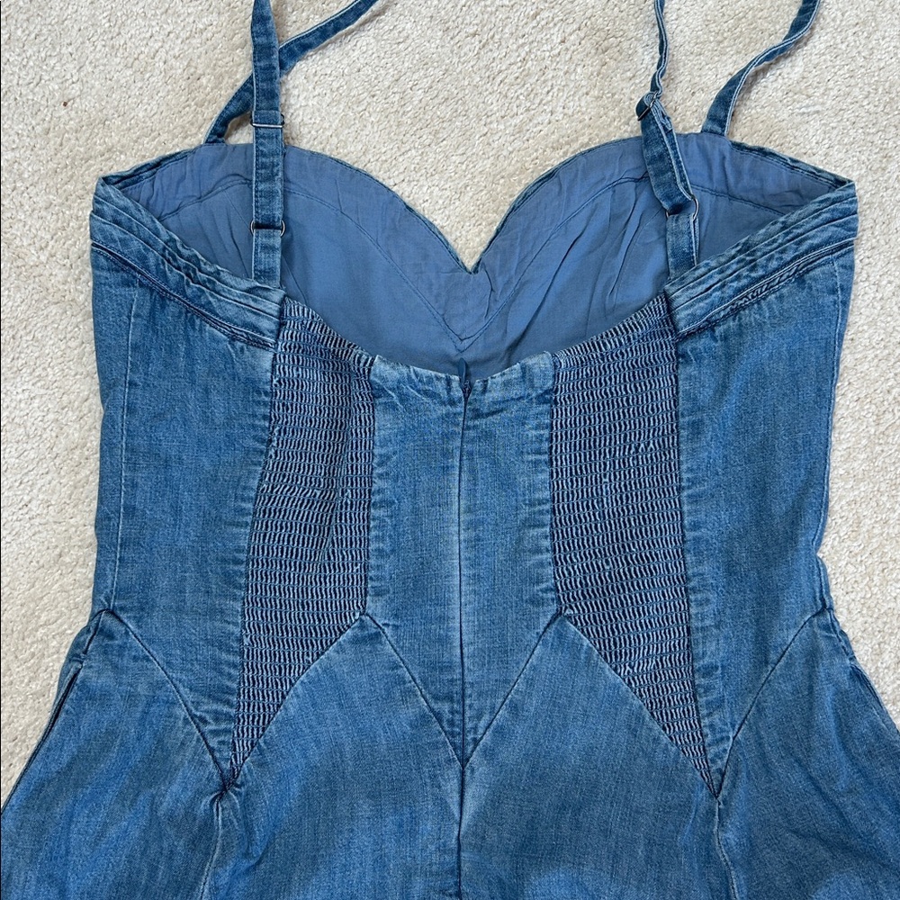 Free People Another Season Denim Midi Dress-NWT!! - Picture 9 of 13